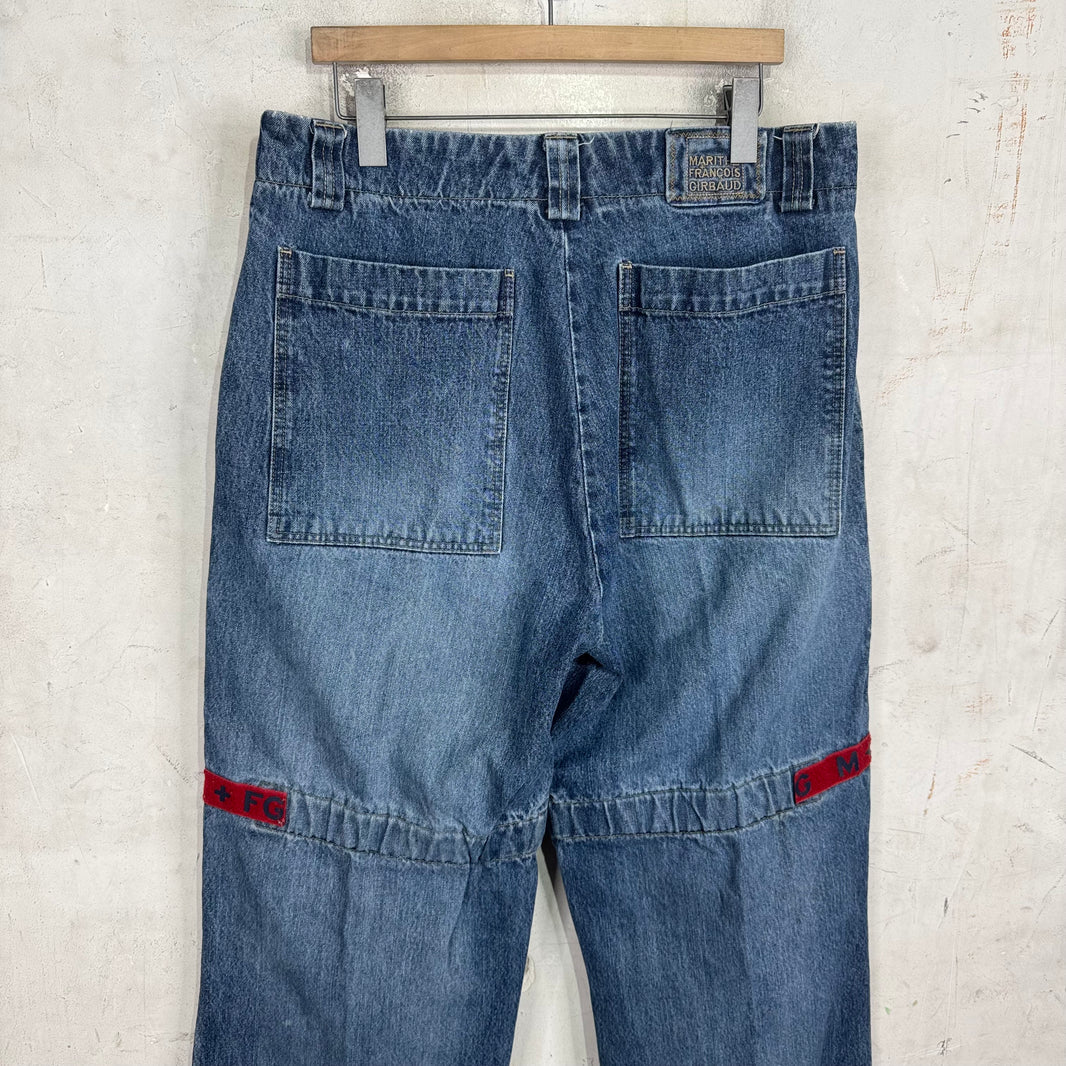 Girbaud Vintage Red Strap Cargo Jeans