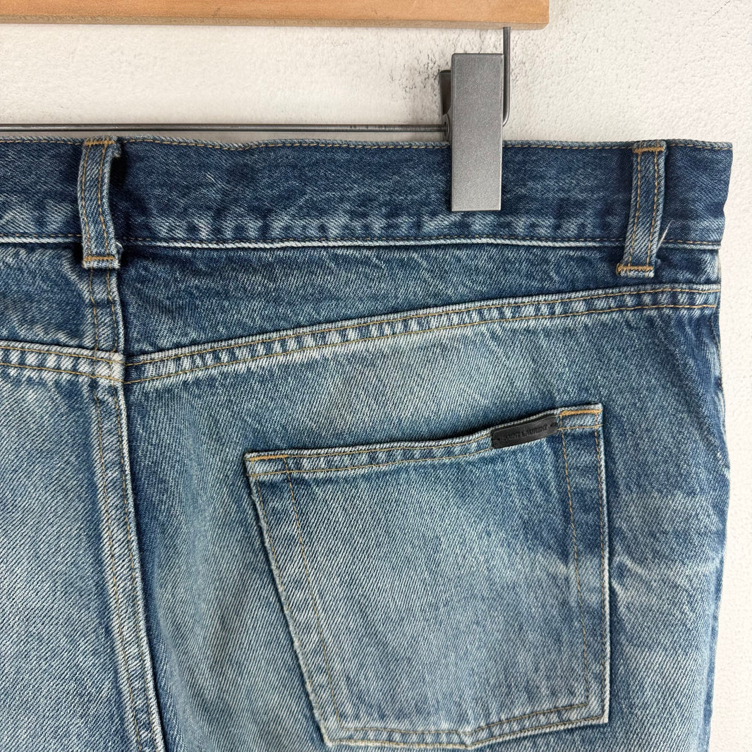 Saint Laurent D18 Mid Wash Jeans