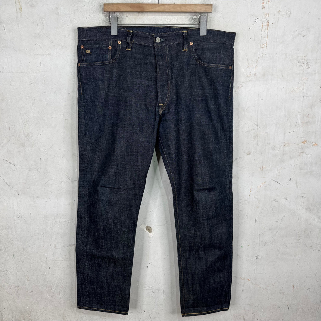 RRL Slim Narrow Raw Selvedge Jeans