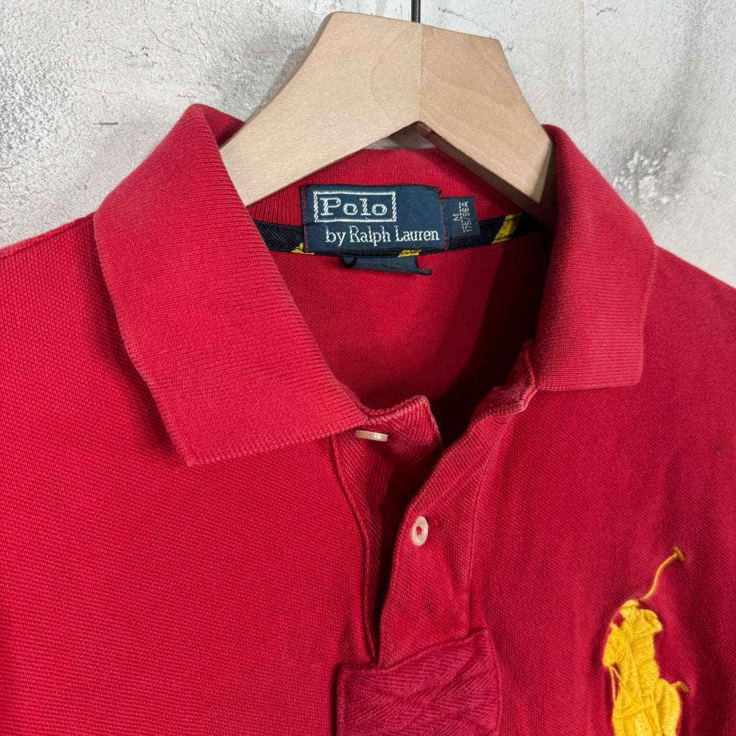 Ralph Lauren Red Yellow #3 Big Pony Polo