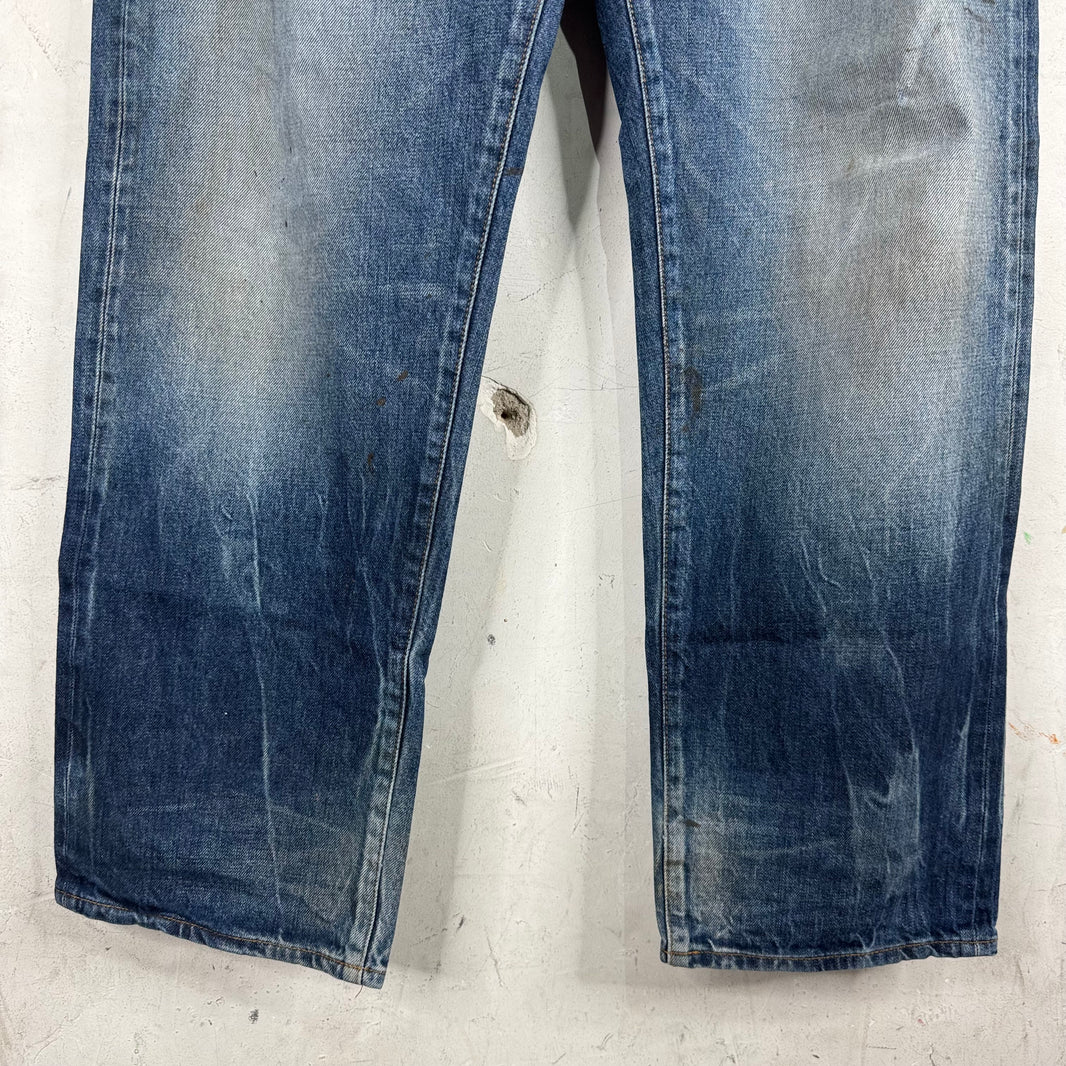 Supreme Medium Wash Loose Fit Selvedge Jeans