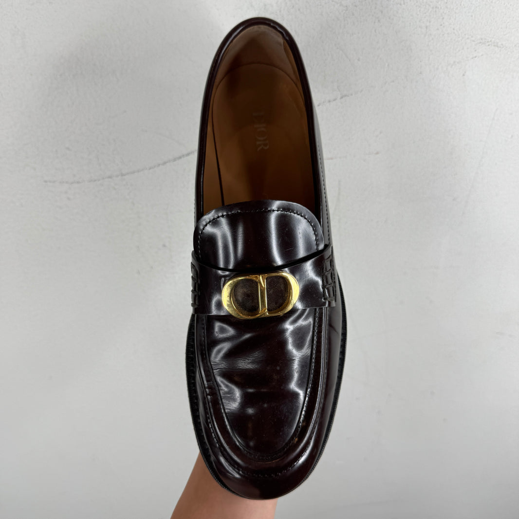 Christian Dior Brown CD Loafer