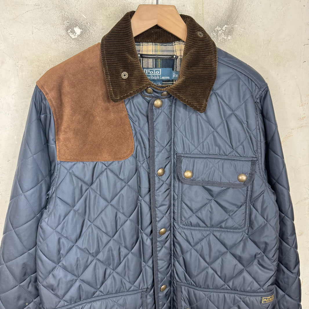 Ralph Lauren Navy Quilted Hunting Jacket