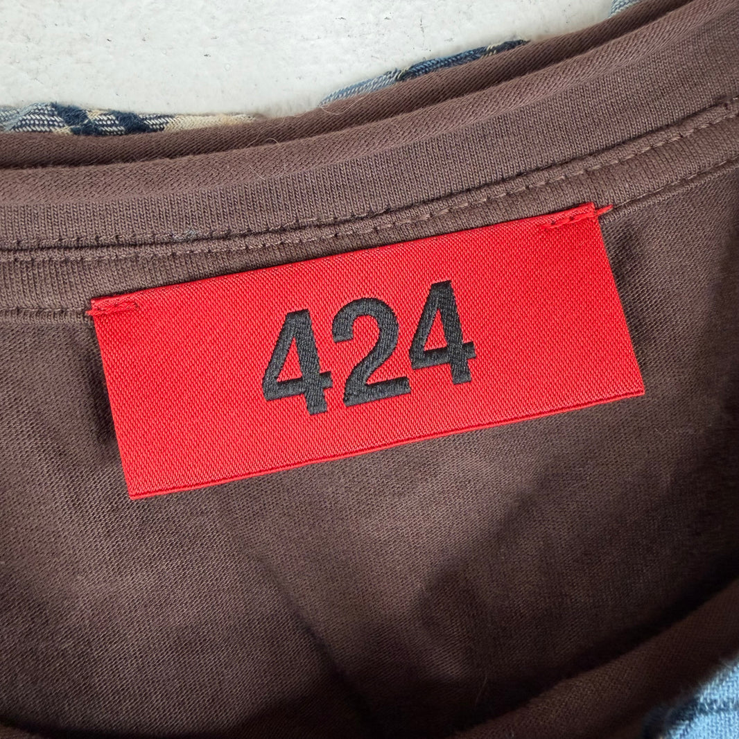 424 Whitney Houston Cut-Off T-Shirt