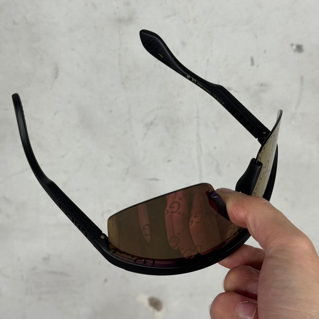 Gucci Monogram Shield Sunglasses