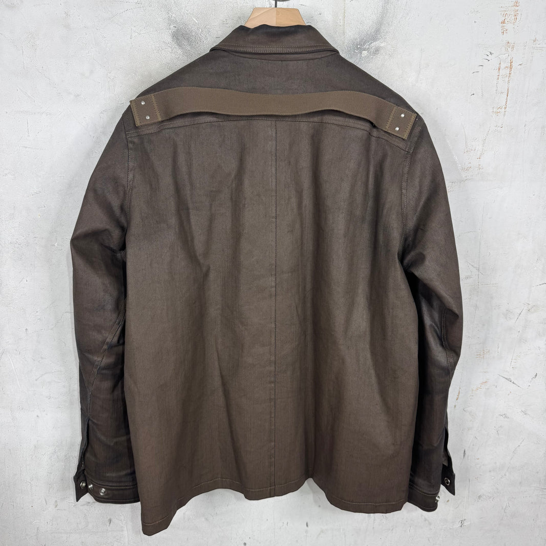 Rick Owens Brad Jacket Brown