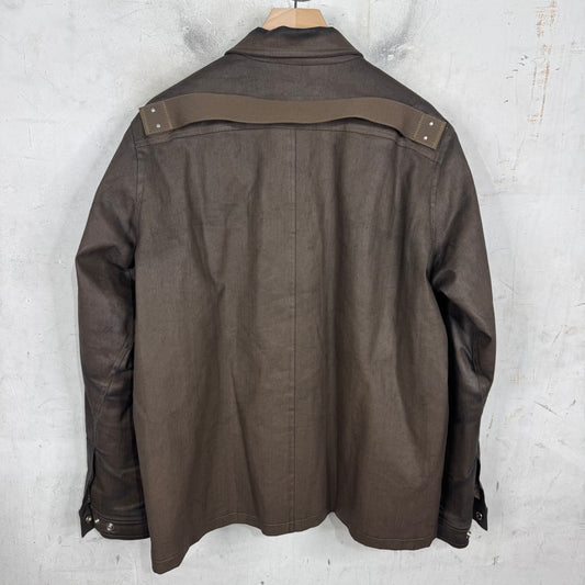 Rick Owens Brad Jacket Brown