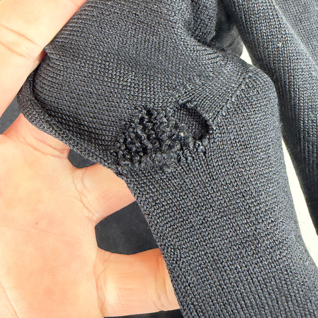 Amiri Black Wool Sweater