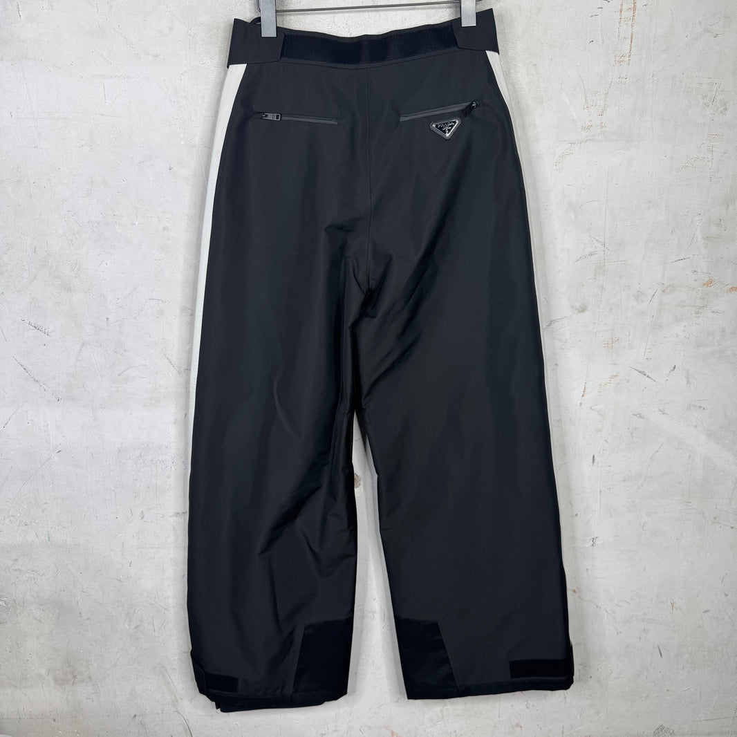 Prada Recco Black White Ski Pants