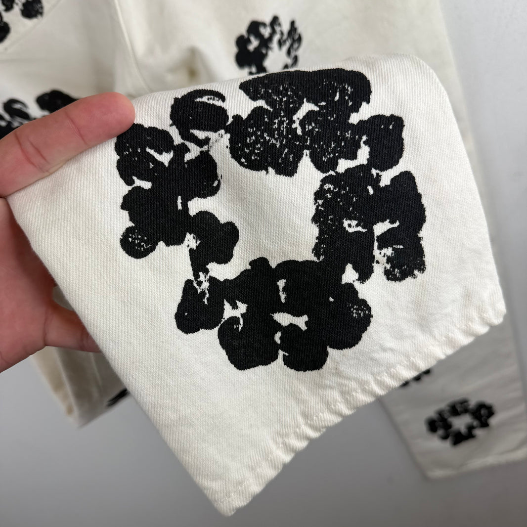 Denim Tears Levi's 501 White Wreath Jeans