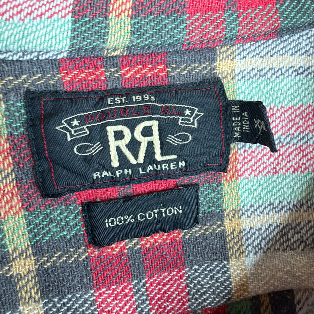 RRL Red/White Heavy Flannel