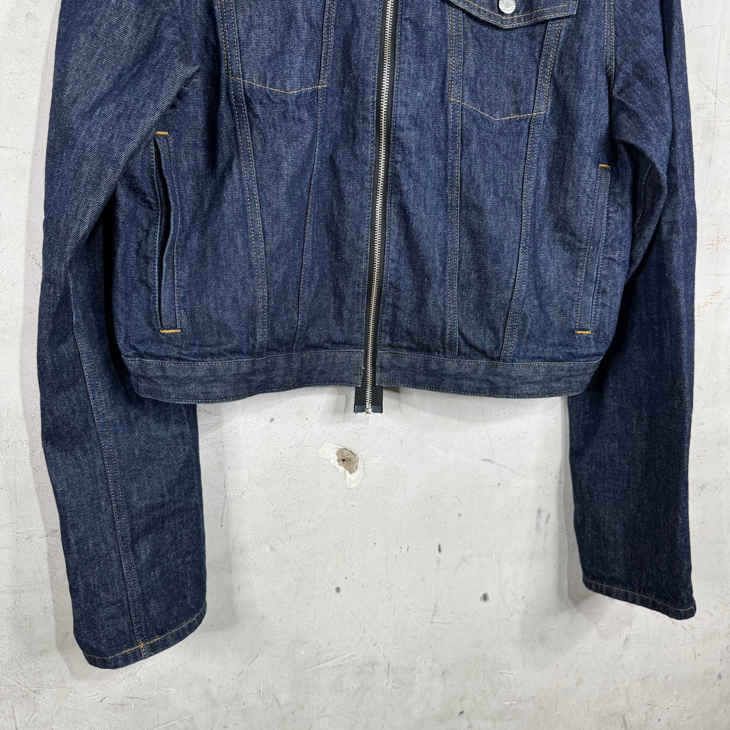 Helmut Lang Turn Up Sleeve Denim Jacket