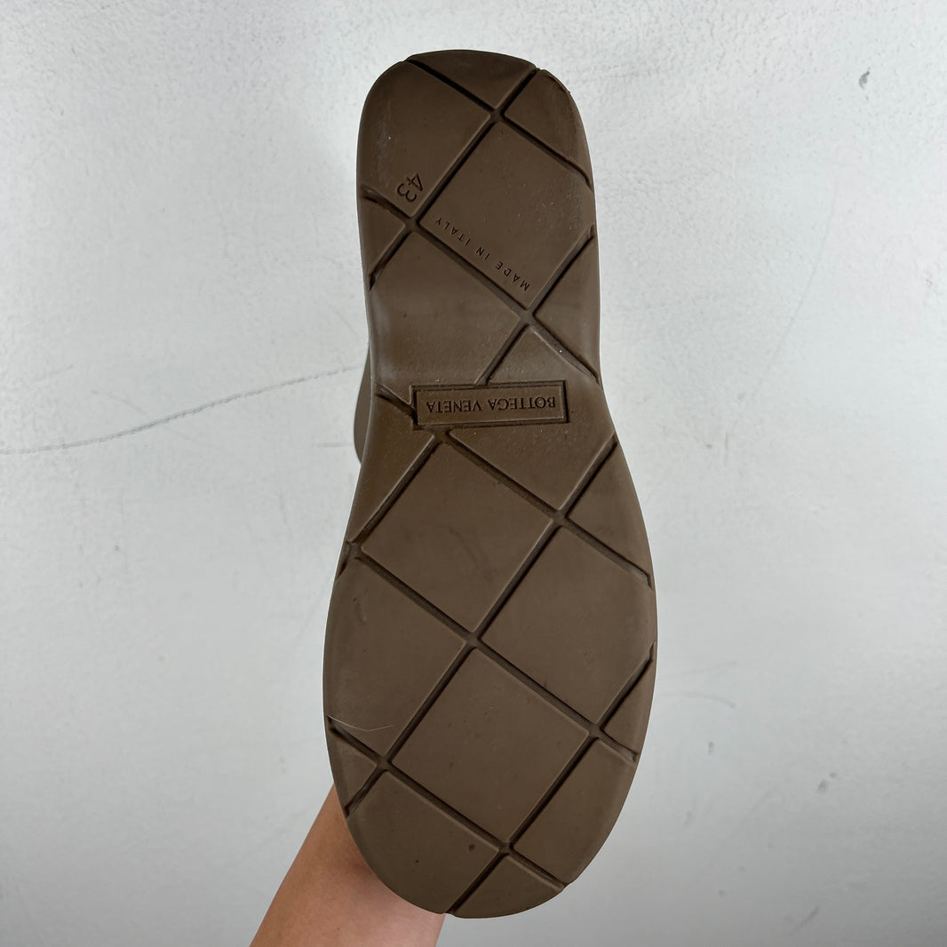 Bottega Veneta Brown Rubber Puddle Boots