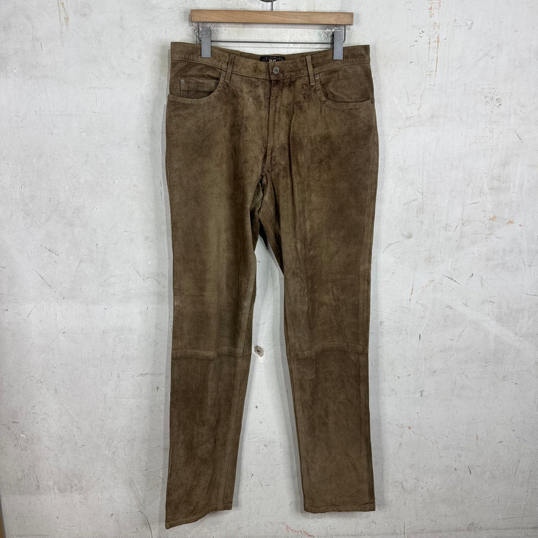 RRL Suede Western Pants