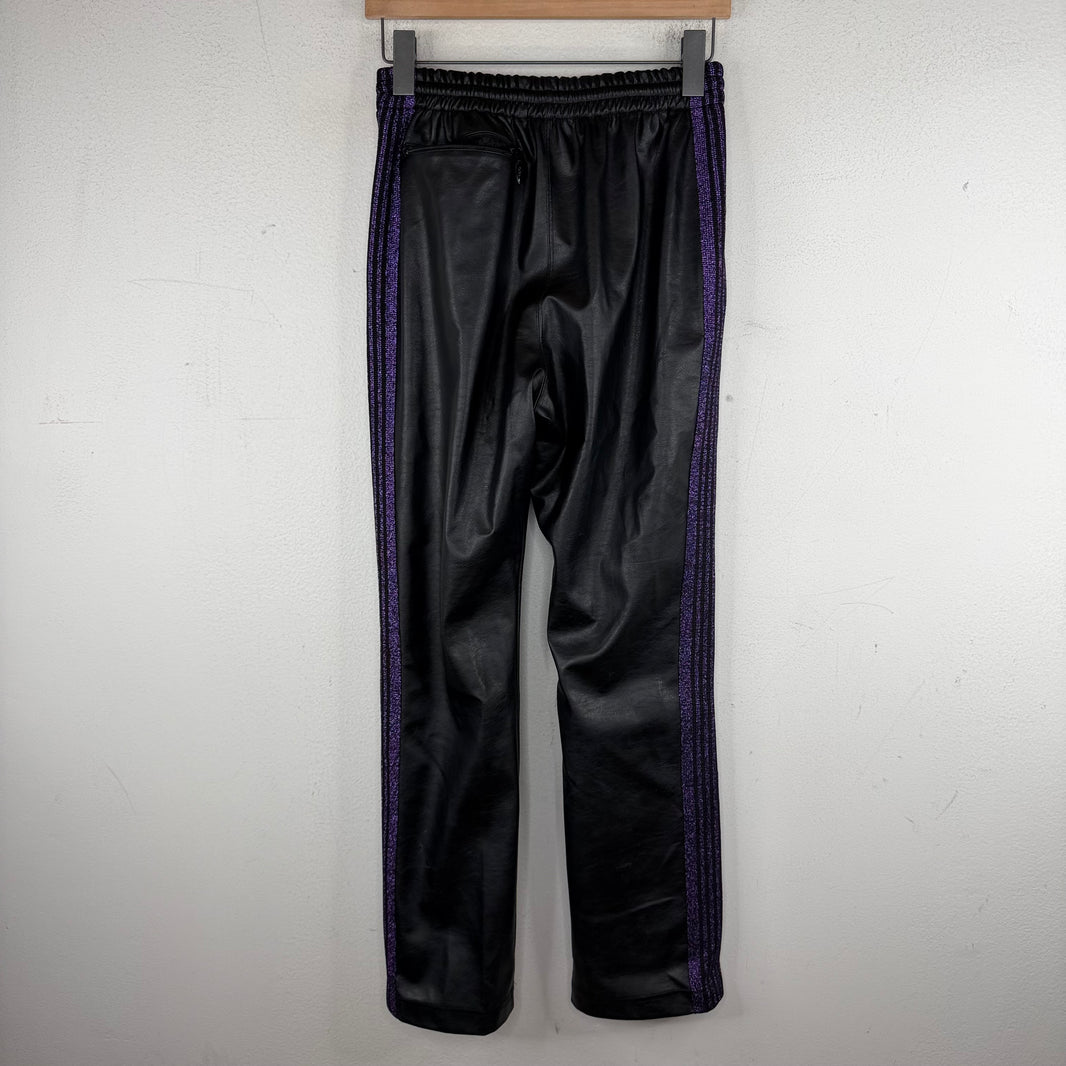 Needles Faux Leather Track Pants