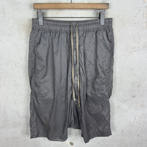 DRKSHDW Grey Nylon Dropcrotch Shorts