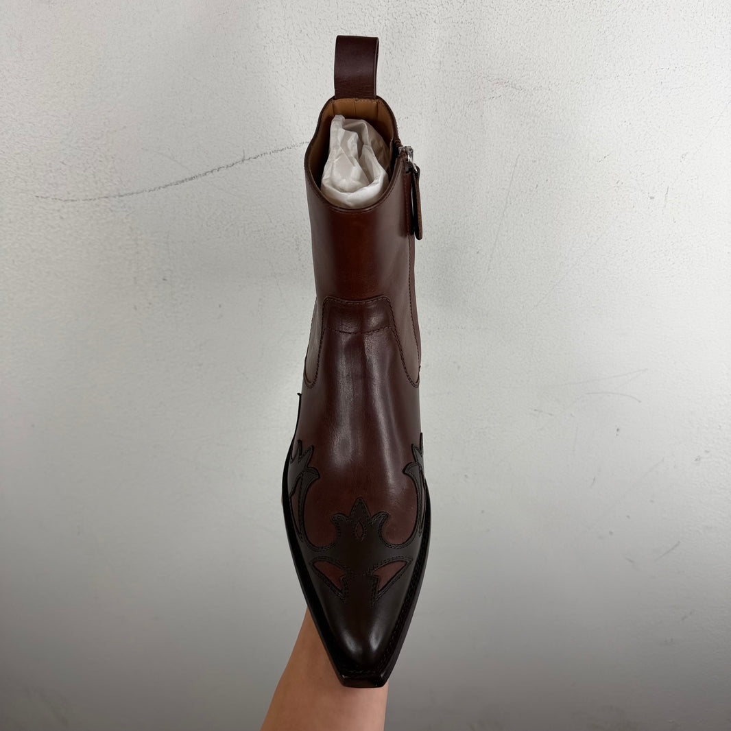 Margiela Heel-less Western Flame Boots