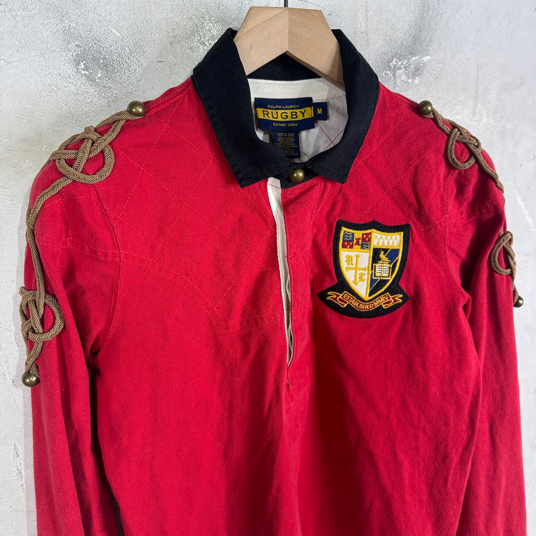 Ralph Lauren Rugby Laced Shoulder Patch L/S Polo