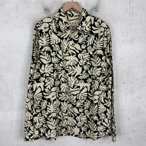 Marni Black/Beige Floral LS Shirt