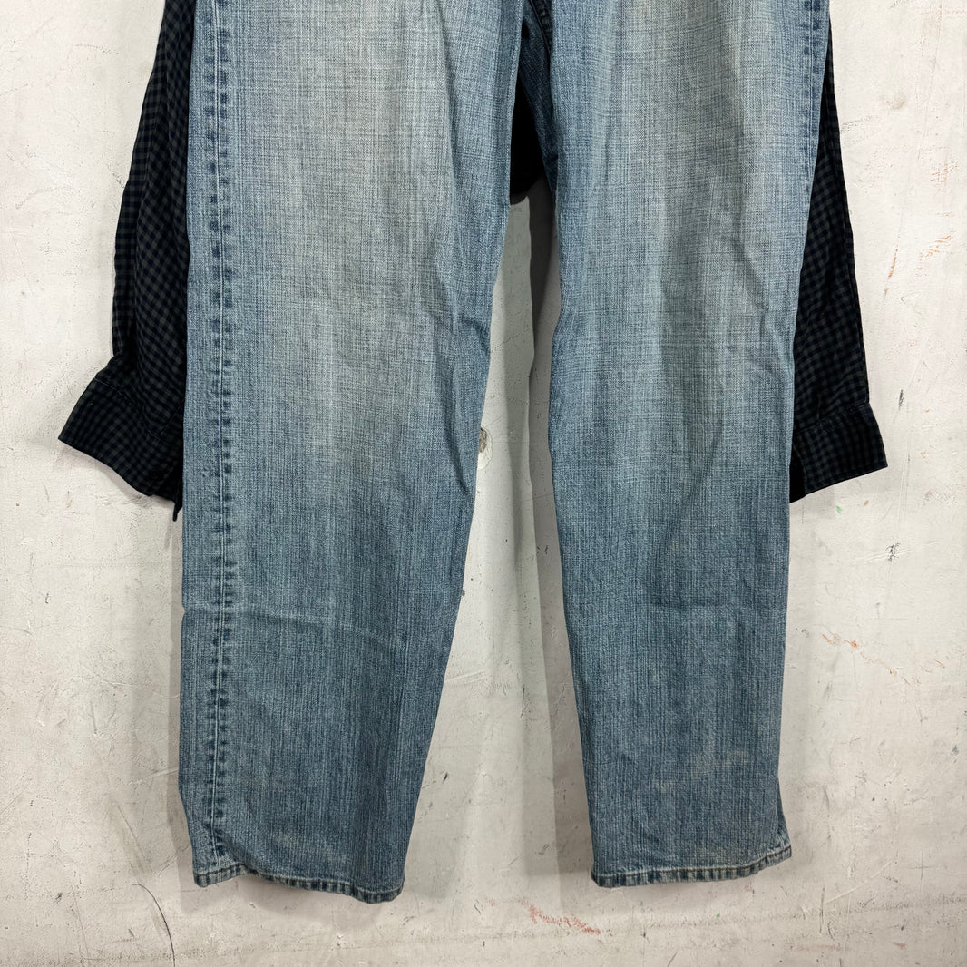 Balenciaga Flannel Attachment Jeans