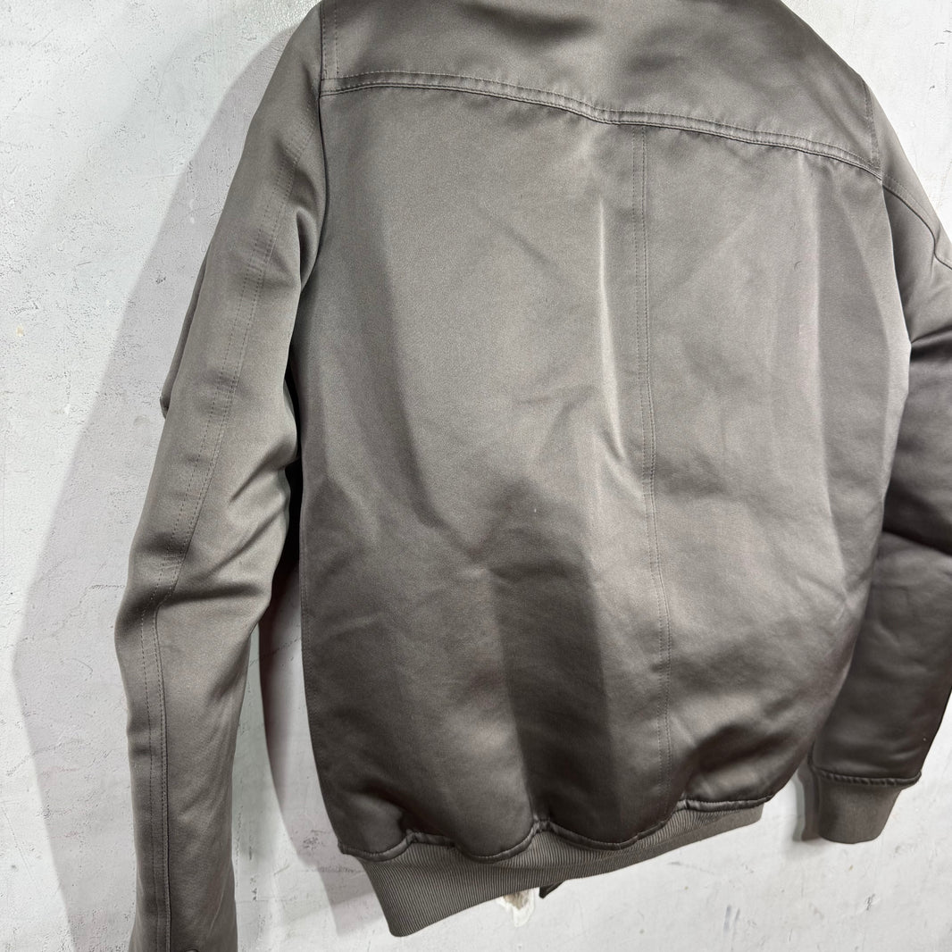 Rick Owens Grey Bomber Jacket