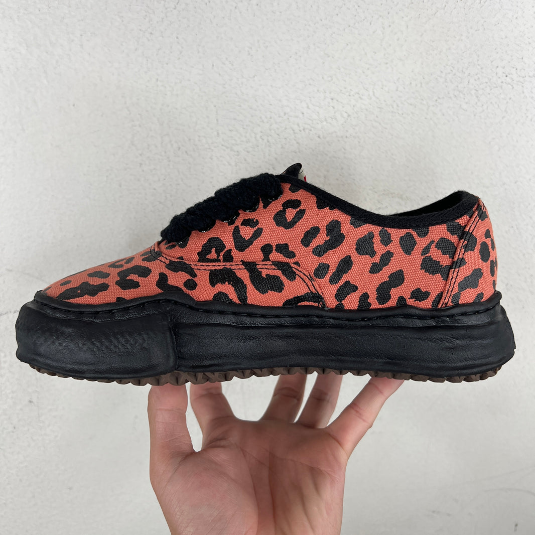 MMY Baker Orange Cheetah Print Sneakers