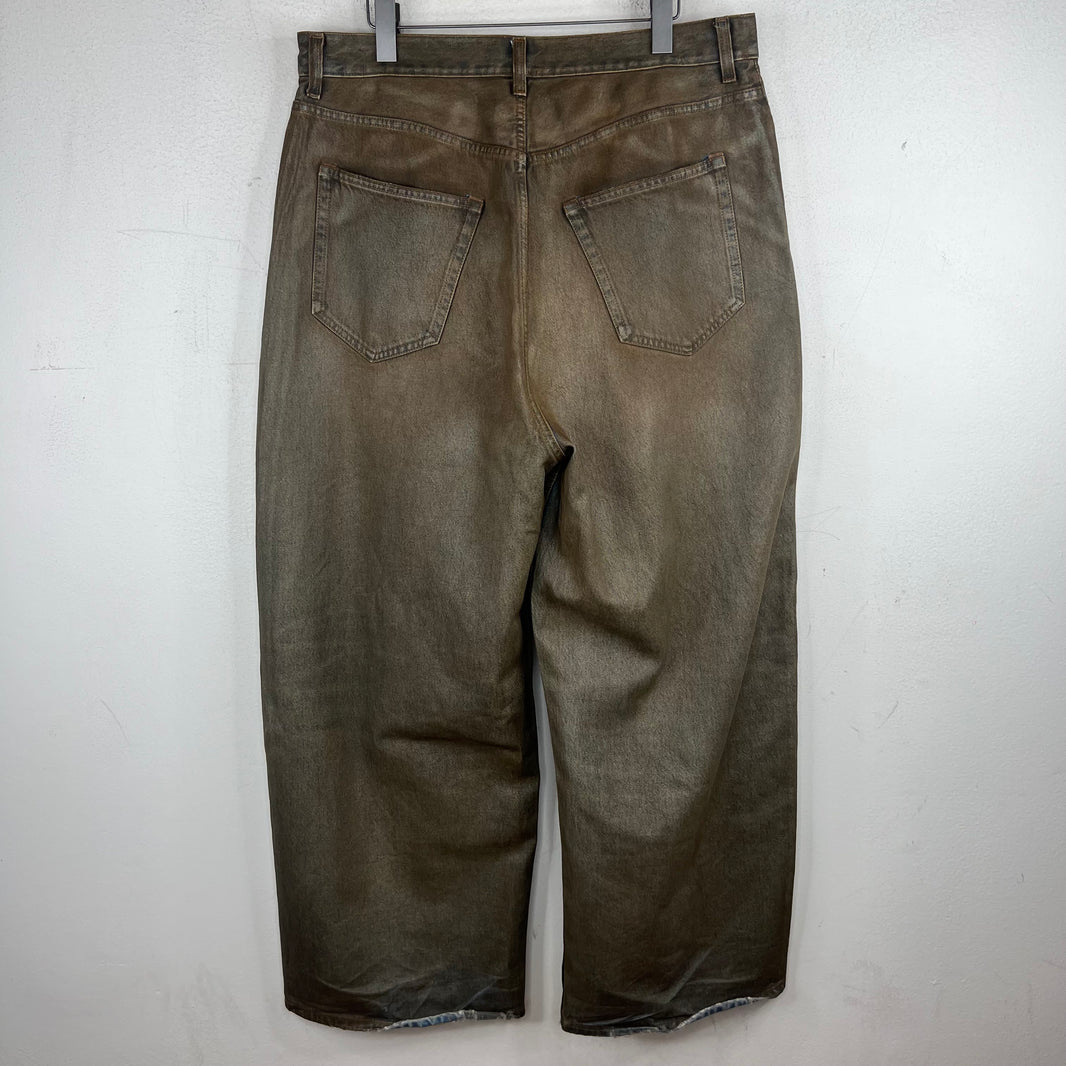 Acne Studios Baggy Waxed Jeans