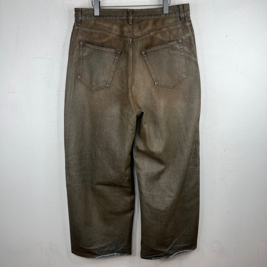 Acne Studios Baggy Waxed Jeans