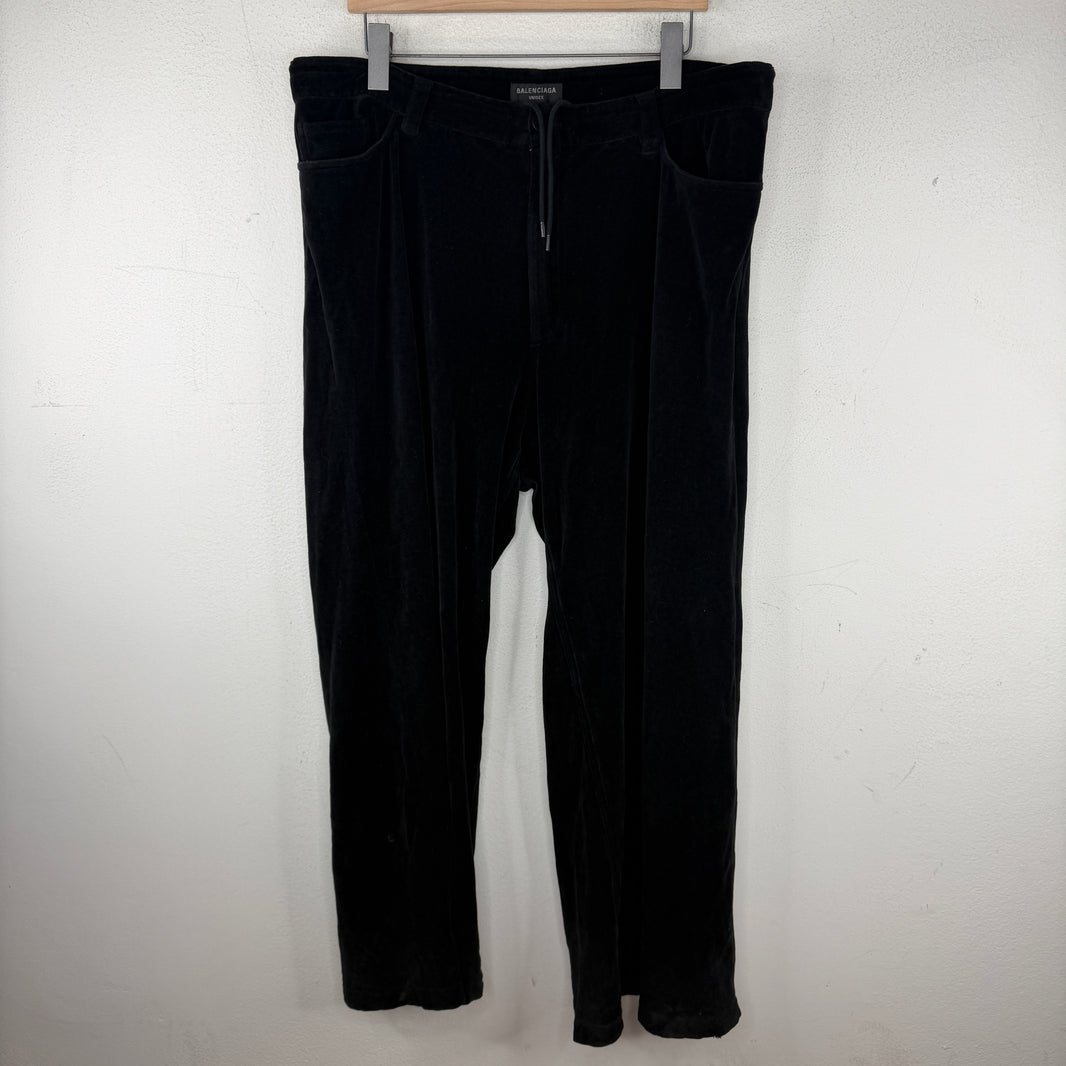 Balenciaga Smoked Terrycloth Baggy Pants