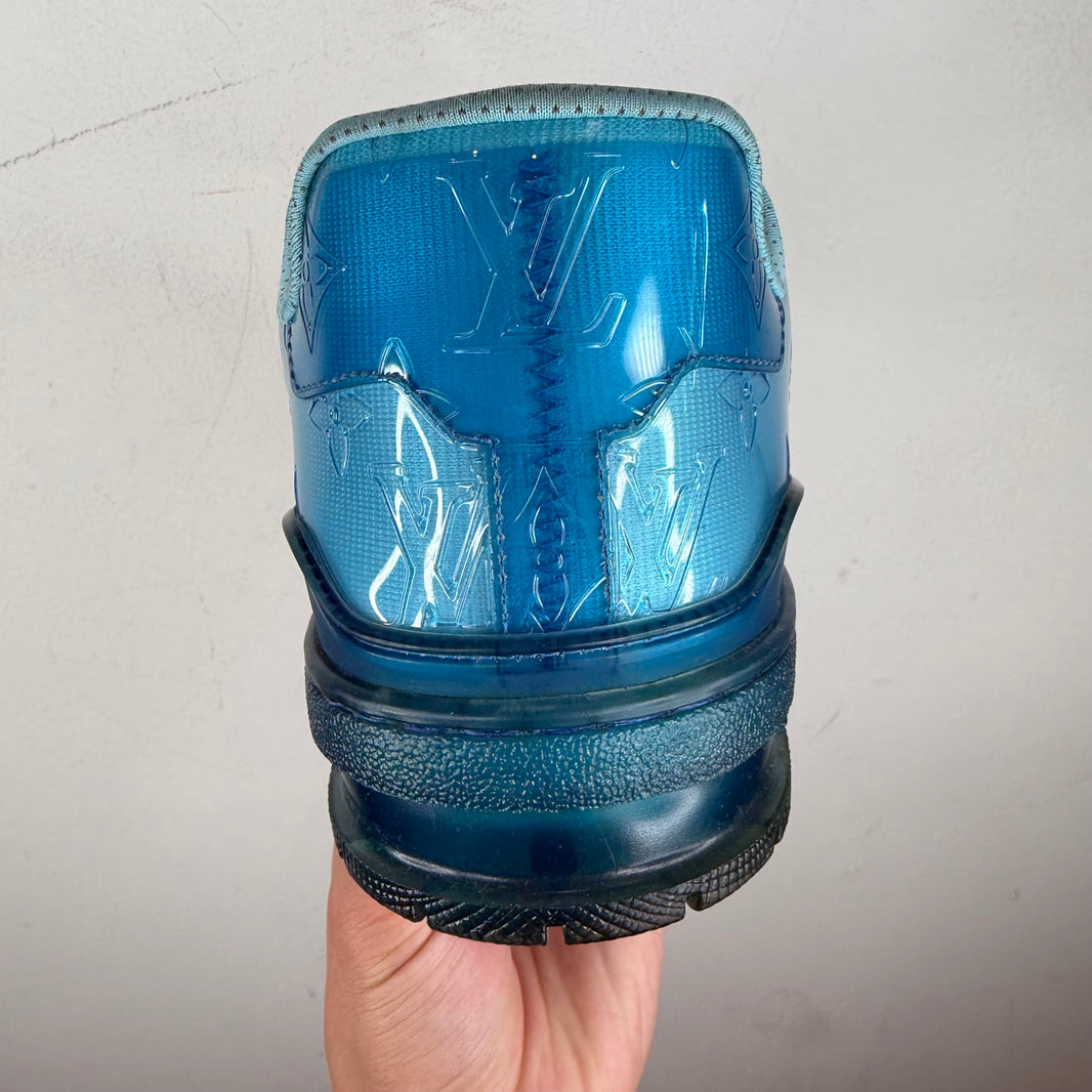 Louis Vuitton Blue Transparent Trainer Low Sneakers