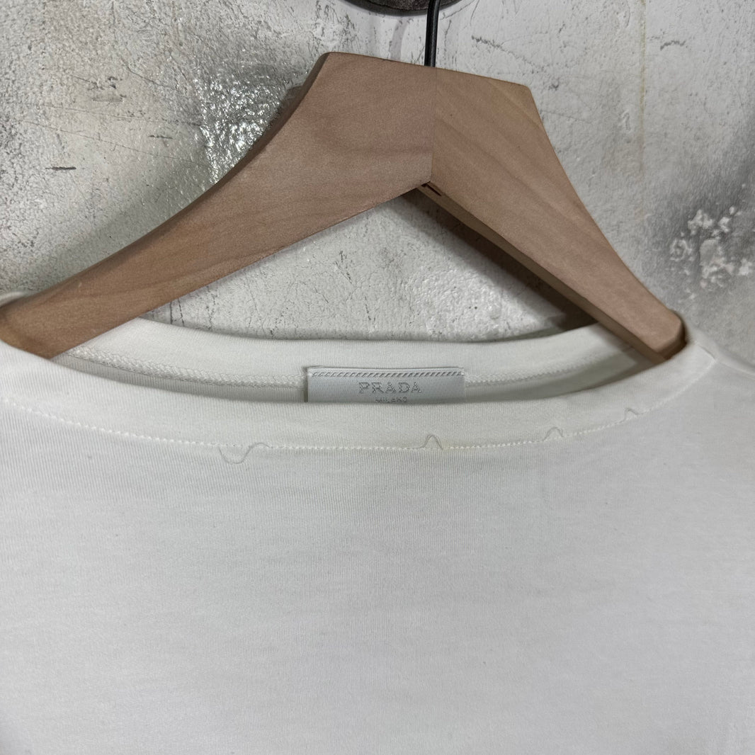 Prada Applique Patch L/S T-Shirt