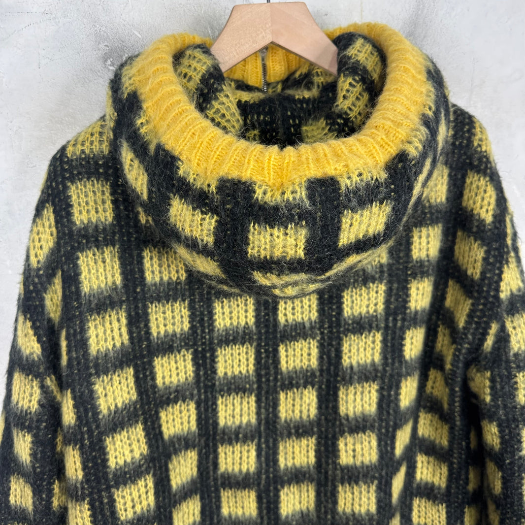 Marni Fuzzy Wuzzy Zip Up Hoodie