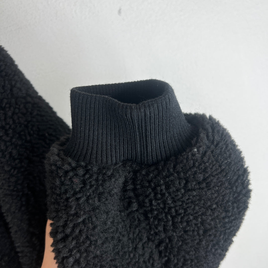 Celine Wool Blend Hooded Zip Up Jacket