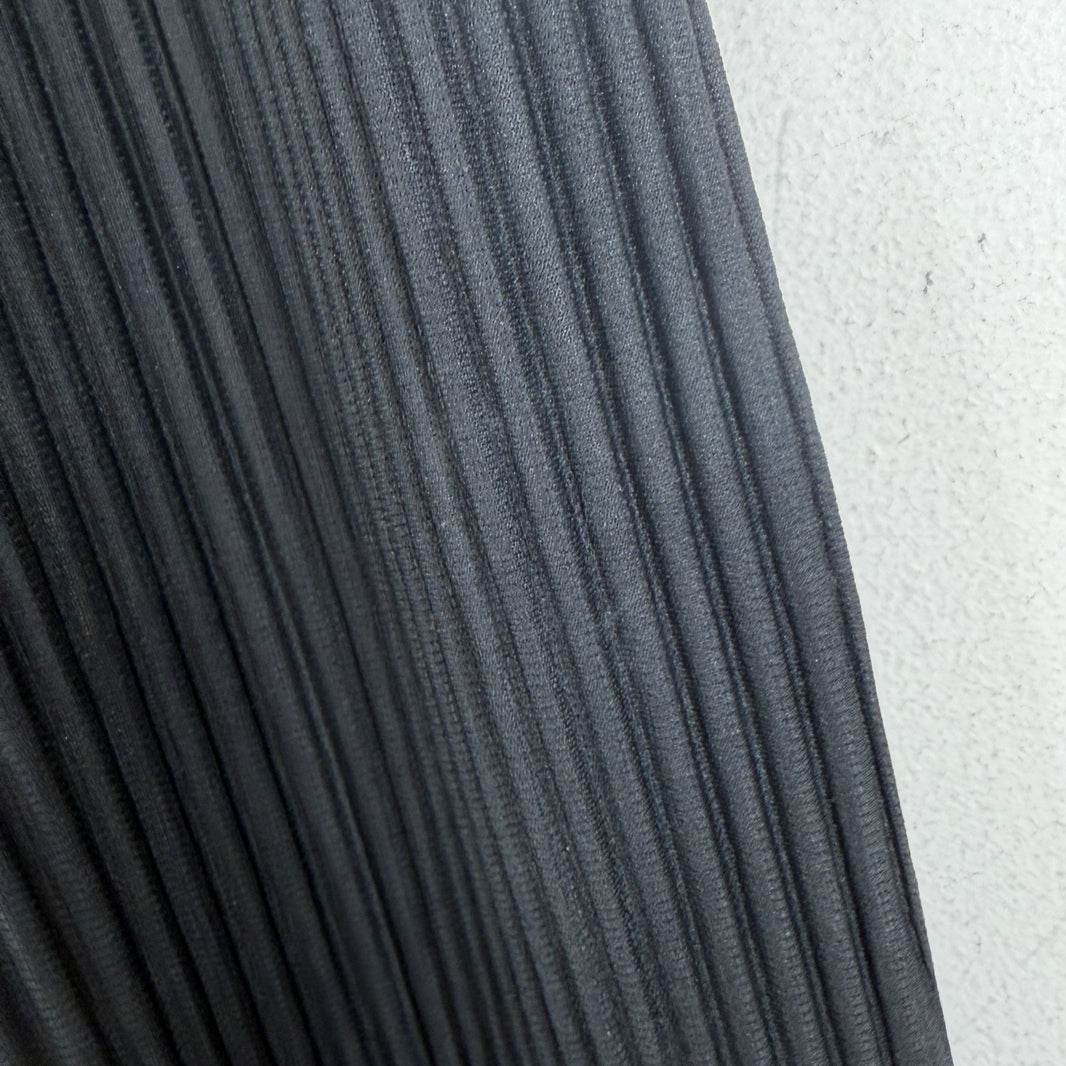 Issey Miyake Plisse Black Pleats Trousers