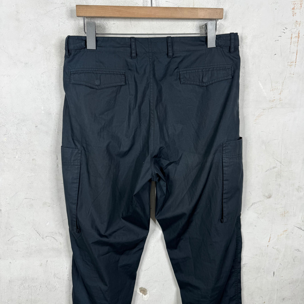 Dior Navy Thin Nylon Cargos