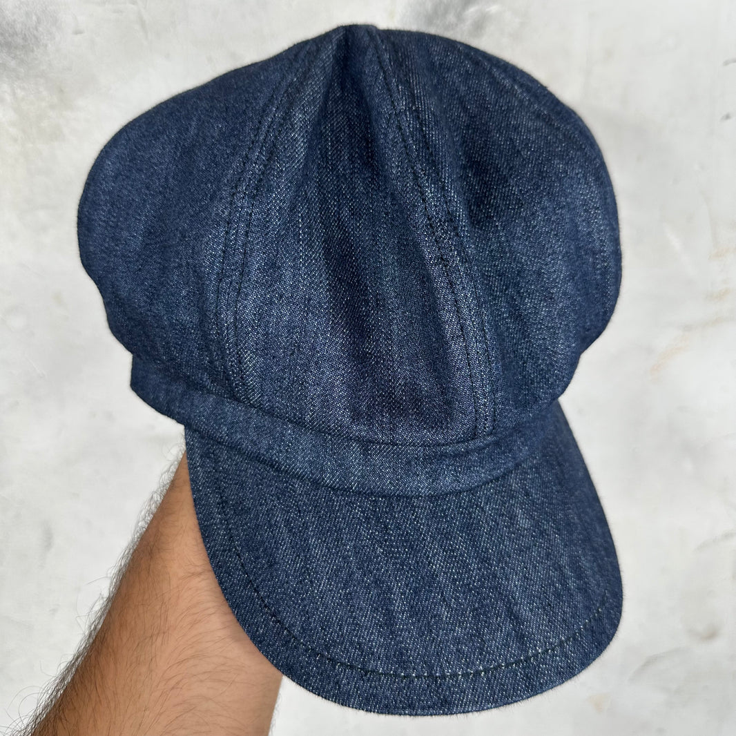 Prada Denim Newsboy Hat