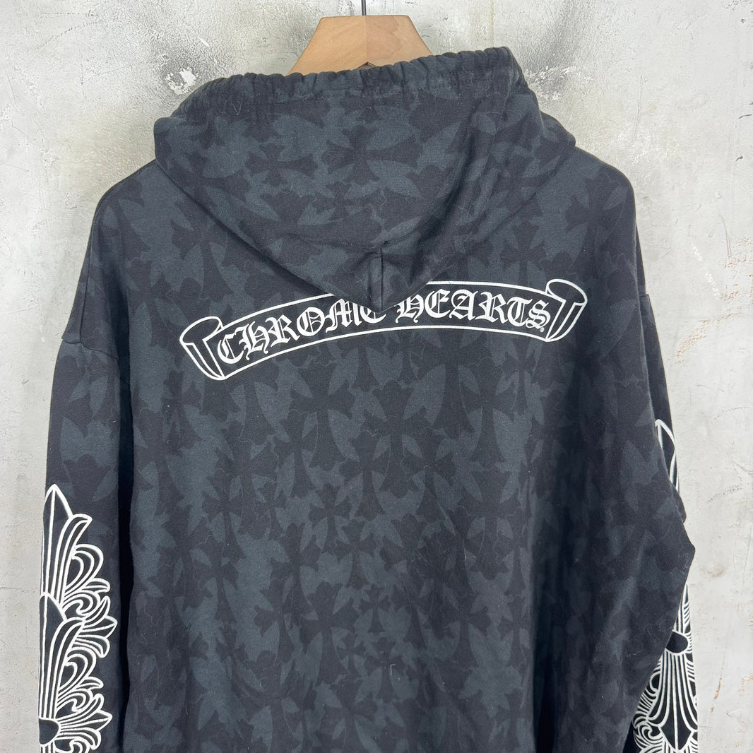 Chrome Hearts Cemetery Floral Hoodie