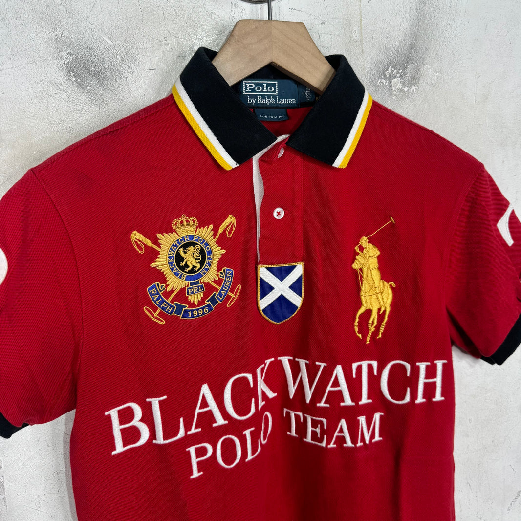 Ralph Lauren Red Blackwatch Crested Big Pony Polo