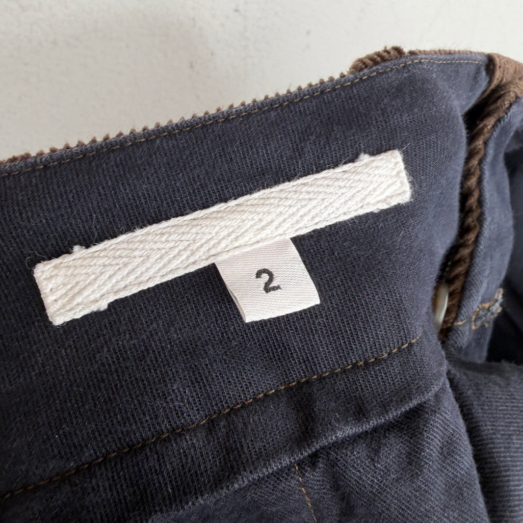 Engineered Garments Pleated Brown Corduroy Baggy Pants