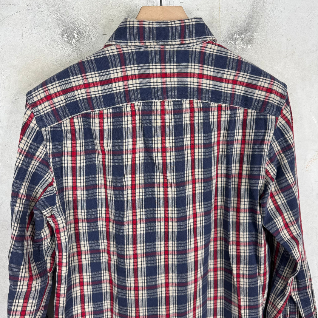RRL Navy/Red Plaid Flannel