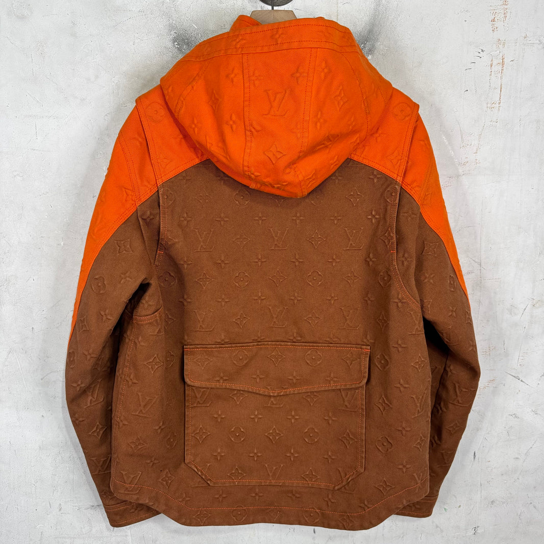 Louis Vuitton Orange Monogram Work Jacket