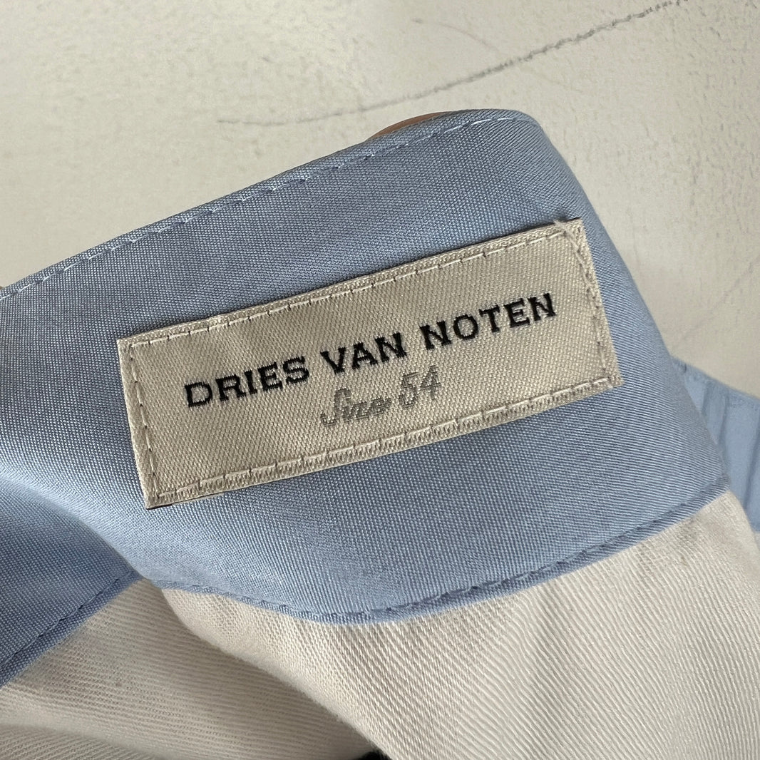 Dries Van Noten Baby Blue Dress Trousers