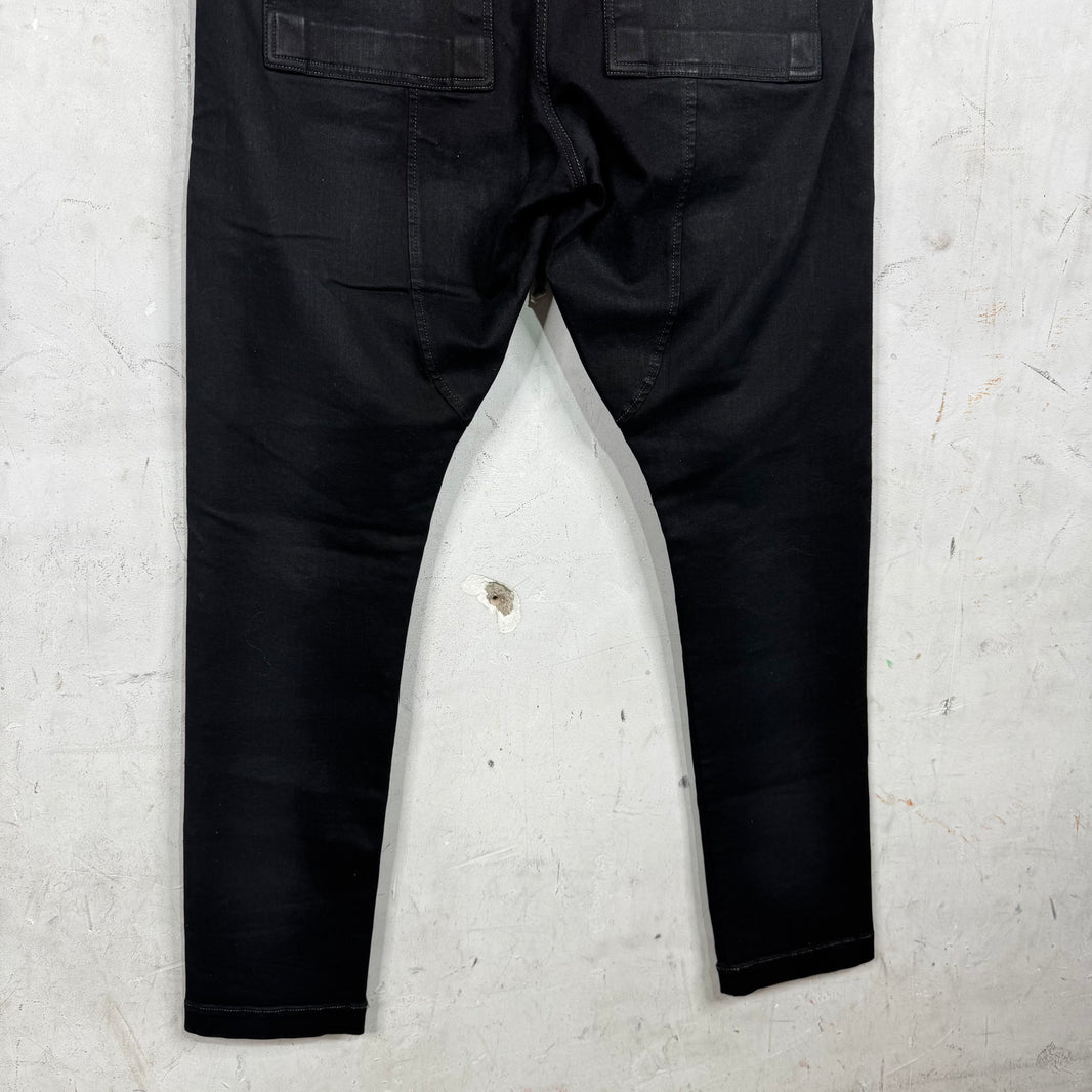 DRKSHDW Waxed Creatch Cargos