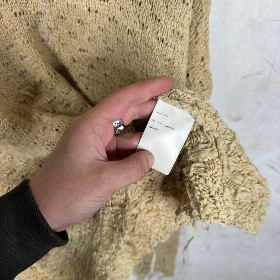 Our Legacy Distressed Popover Roundneck Sweater