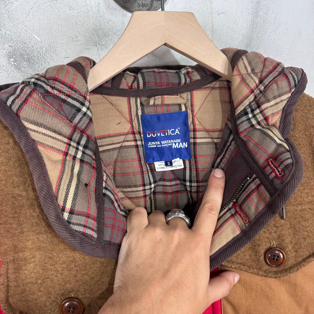 Junya Watanabe Duvetica Quilted Wool Paneled Jacket