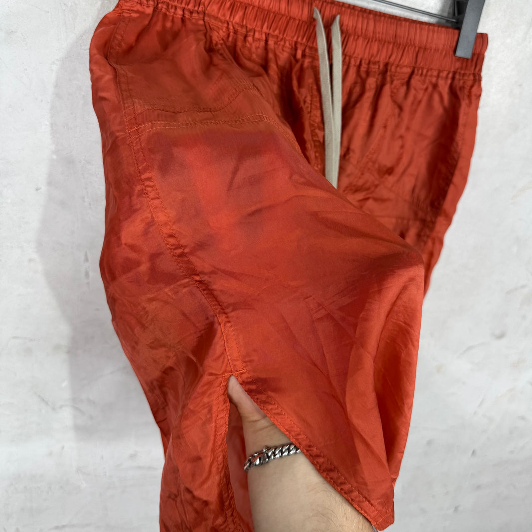 Rick Owens Strobe Cupro Pentagram Shorts