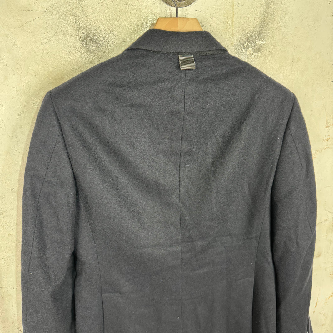 Thom Browne Navy Striped Liner Blazer
