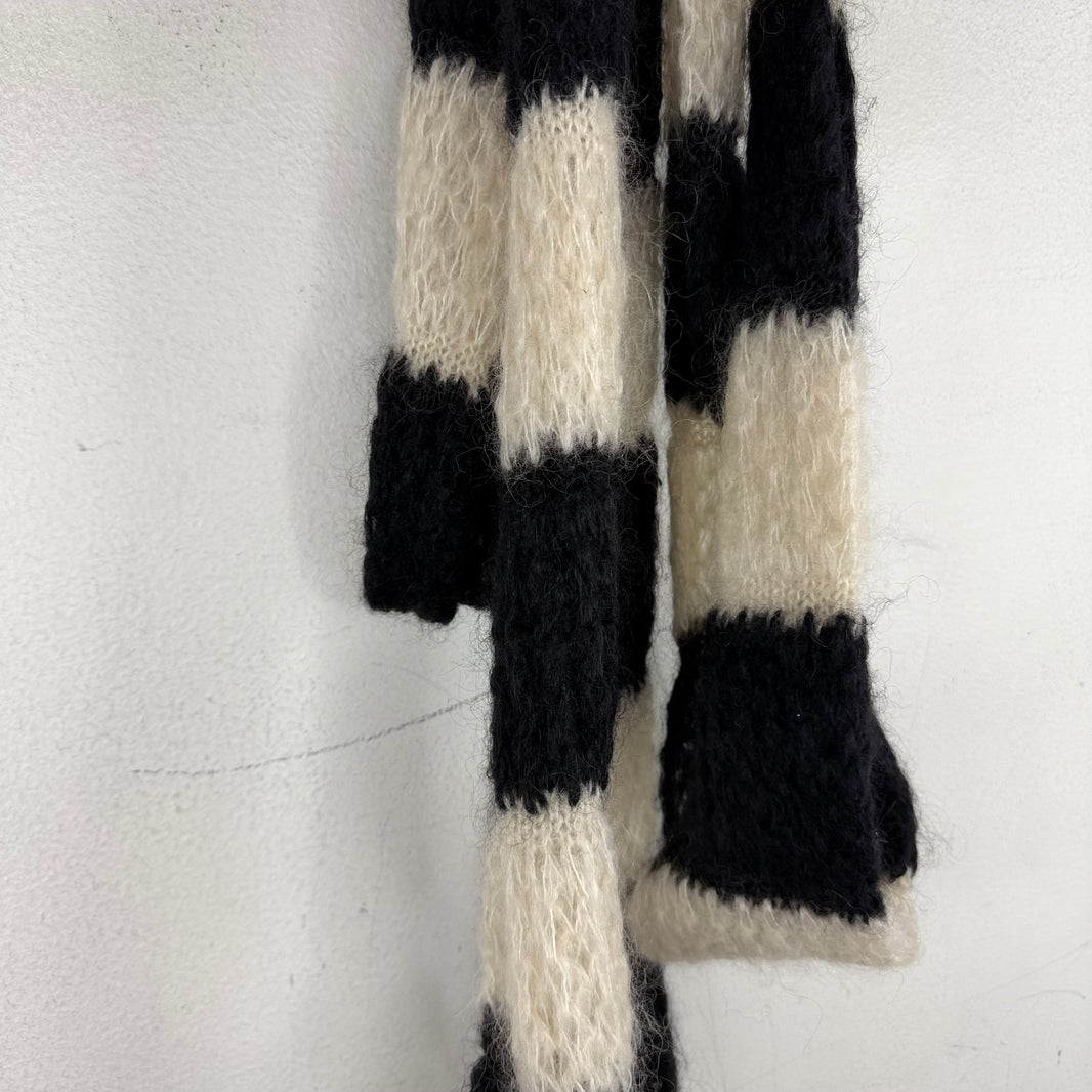 Saint Laurent Knit Striped Scarf