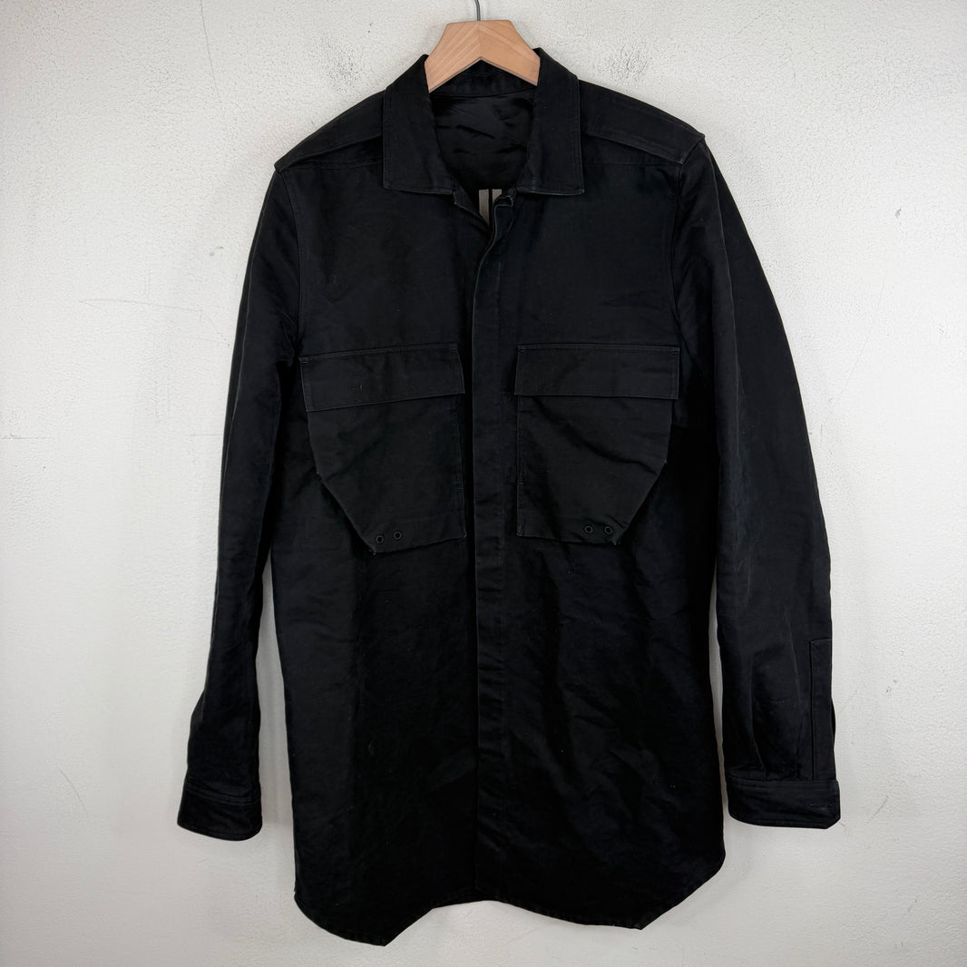 Rick Owens Mastodon Cargo Button Up Shirt