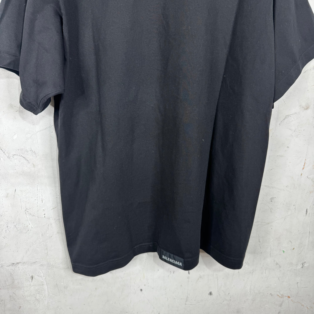Balenciaga Tab Logo T-Shirt